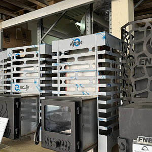 Печь банная ASTON (Астон) 16 INOX стекло