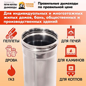 Труба L500 ТМ-Р 430-0.5 D115 (2)